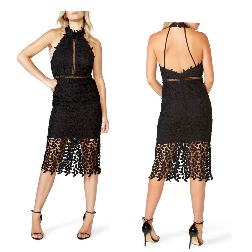 Bardot Gemma Lace Midi Dress 6